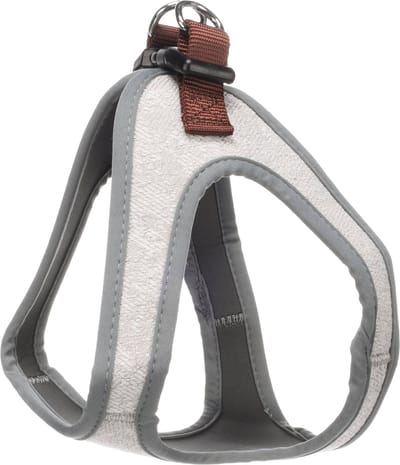 Flamingo Hond Harnas Step&Go Nelson Grijs L 37cm 44cm