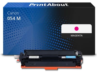 PrintAbout huismerk Toner 054 M Magenta Geschikt voor Canon