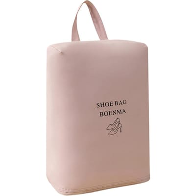 Reis Schoentassen Waterdicht Draagbare Schoentassen Organizer Stofdicht Draagbare Kleine Schoenen Organizer voor Reizen Wandelen roze
