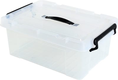 Alpac Opbergbox - Opbergbox met deksel - Opbergdoos - 14 Liter - 440 x 300 x 165 mm - Transparant