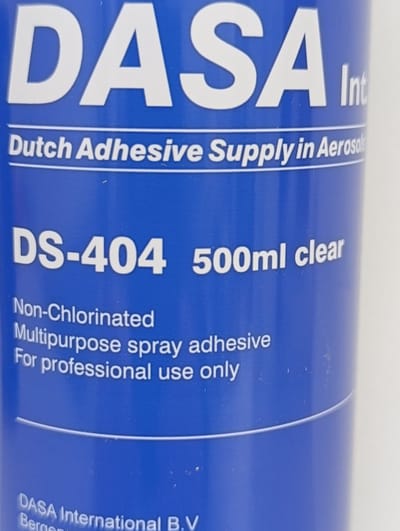 PROFESSIONELE SPUITLIJM DASA DS-404 - MULTIFUNCTIONELE CONTACT LIJM SPUITBUS x 500 ML x 12 STUKS