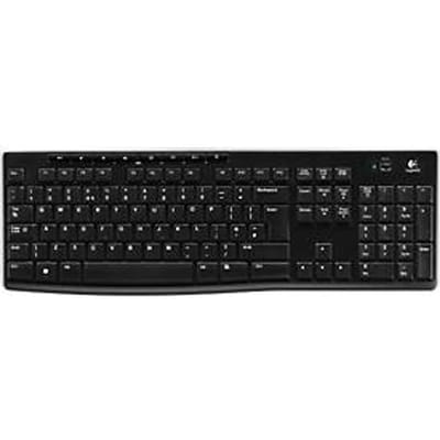 Logitech K270 draadloos QWERTZ toetsenbord - Zwitserse layout - Zwart