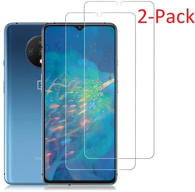 Screenprotector geschikt voor Oneplus 7T Screenprotector 2 Pack / Tempered Glass