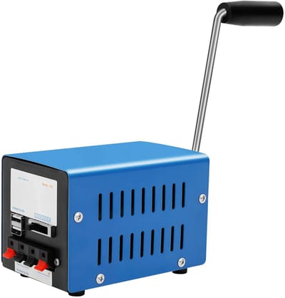 Benelux Select Stroomgenerator – Noodstroom – Noodstroom Generator - Hand Crank Generator – Div. Aansluitingen - 12,7 x 8,6 x 8,8cm