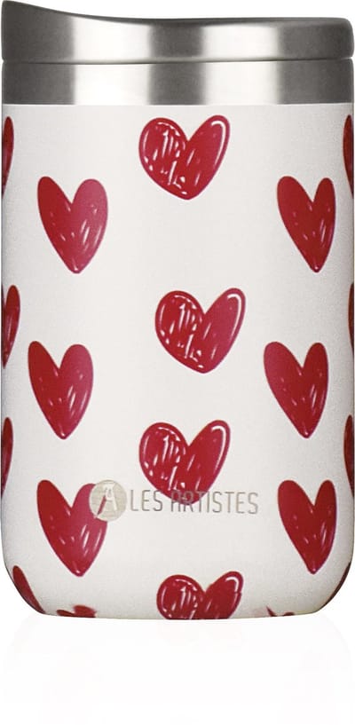Les Artistes Paris - Thermosbeker reisbeker 350ml - Heart - LP-A4370