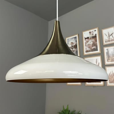 Bamyum Paladin Hanglamp Industrieel Metaal Ø35 cm, Vintage Hanglamp, E27 Pendellamp
