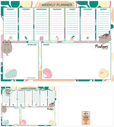 Bureauonderlegger A4 - Bureaumat Botanisch - Bureau Organisatie - Officieel Gelicentieerd - A4 formaat - Wit Groen Roze