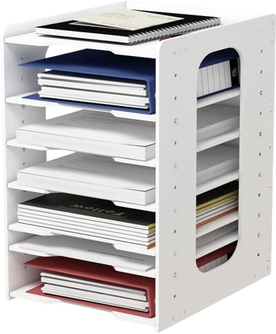 Unyqoos® Verstelbare en stevige papierorganizer voor bureau en kantoor met dierenmotief