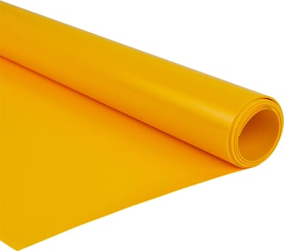 Afdekzeilwinkel - Pvc zeildoek - 650gr Signaalgeel 1003 Glans - per meter of rol