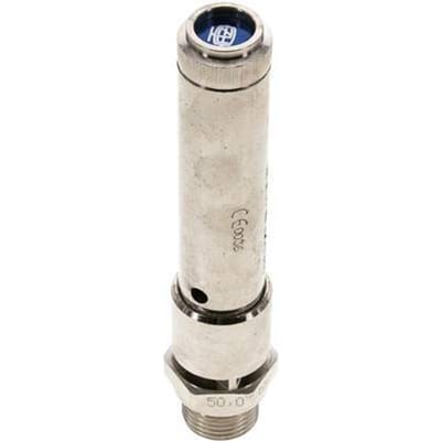 G 1/2'' vernikkeldMessing Vooringesteld Overdrukventiel 50 Bar DN 10 - SFL-BN-10-50-012