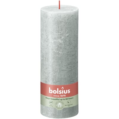Bolsius Stompkaars Rustiek 19 x 6,8 cm Lichtgroen