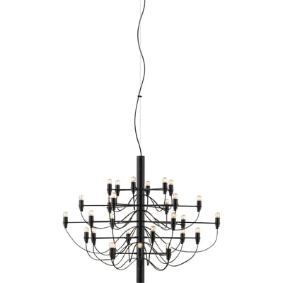 Flos 2097/30 Clear Bulbs Hanglamp - zwart
