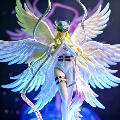 Digimon Adventure Figuur Angemon Actiefiguur Angewomon Standbeeld 28cm Pvc Collectie Bureau Ornament Model Verjaardagscadeau no box