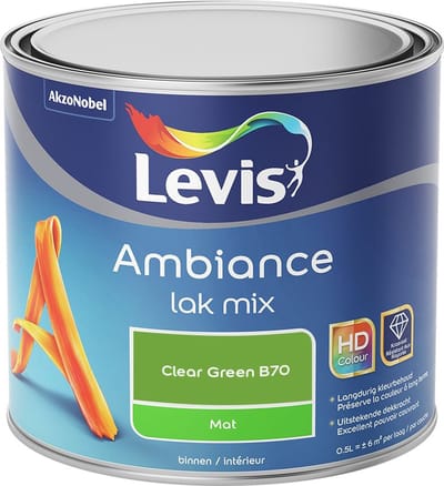 Levis - Ambiance Lak Mat Mix - Clear Green B70 - Mengverf - 0,5 L