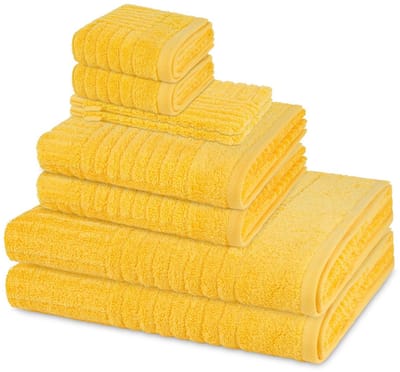 Ross Sonstiges 2 X washandjes 2 X gasten- 2 X douche- 2 X handdoek - in set 8 pack Carre