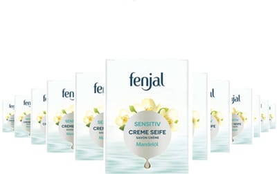 Fenjal Sensitive Creme Handzeep met Amandelolie - voordeelverpakking - 12x 100 gram