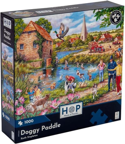 Legpuzzel Honden - Puzzel Dieren - Ontspanning Thuis - Uniek Gevormde Stukjes - 1000 Stukjes