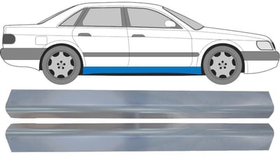 Reparatie dorpel voor Audi 100 C4 1990-1994 / Links = Rechts (symmetrisch) / Set