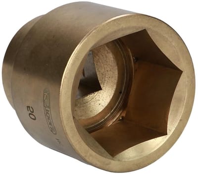 Dopsleutel Zeskant - Steeksleutel Bit - Werkplaats Gebruik - Vonkvrij Materiaal - 3/4 inch - Metaal