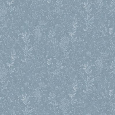 Duro Vliesbehang 613-03 - Hav & Land - Botanisch Blauw - 53cm x 10.05m