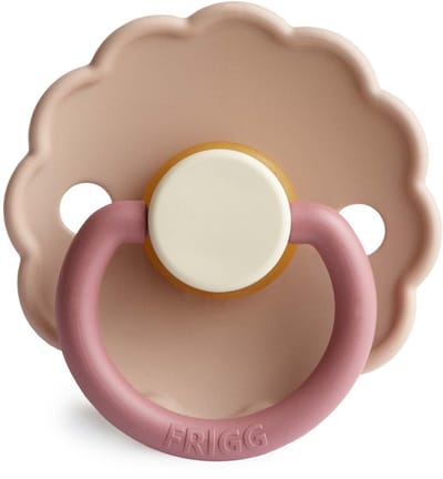 FRIGG Fopspeen Daisy maat 2 - 6-18 maanden - Peony - Natuurrubber
