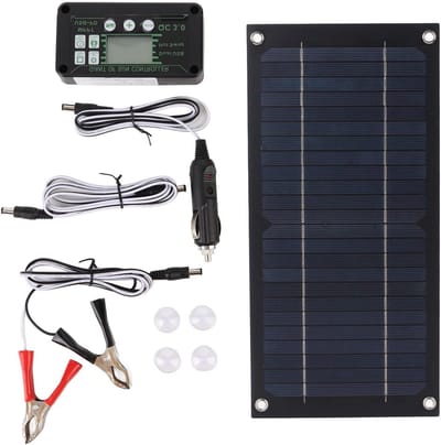 Zonnepaneel Kit - Draagbare Oplader - Energie Opwekken - Hoge Efficiëntie - 600 W - Zwart
