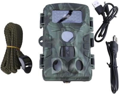Wildlife Camera - Trail Camera - Natuurlijk Leven Vastleggen - 0.3s Snelle Trigger - 1080p Video - Camo