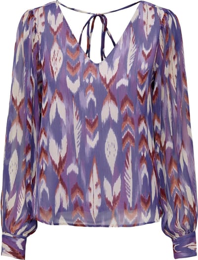 Only Blouse Onlpam Life L/s V-neck Top Ptm 15301438 Deep Wisteria Dames Maat - S