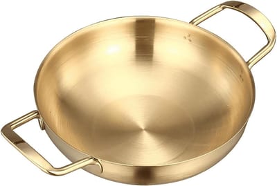 Paella pan - Koekenpan - Lekker Koken - Antiaanbaklaag - 22 cm - Zilver