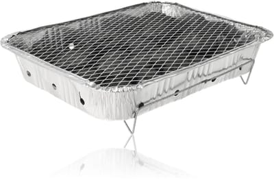 Wegwerp Barbecue – Instant BBQ met Houtskool – Camping Barbecue voor Buiten, Picknick of Balkon – Inclusief Rooster – Barbecue Accessoires – BBQ Kopen