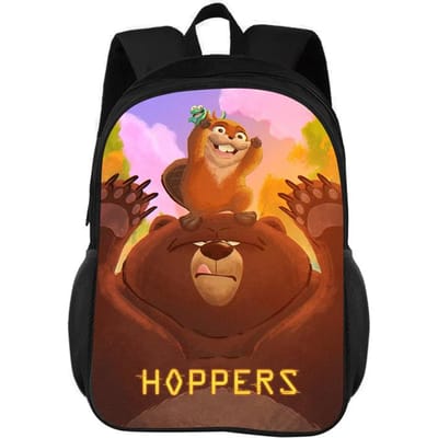 Hoppers Cartoon Film Geprinte Rugzak voor Jongens Meisjes Cartoon Schooltas Kinder Boekentas Rucksack Tassen Mochila