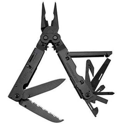 SOG Knives PowerAssist Clampack Zakmes - Zwart