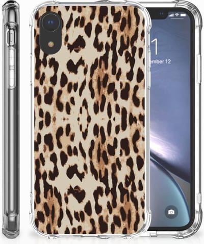 Apple iPhone Xr Case Anti-shock Leopard