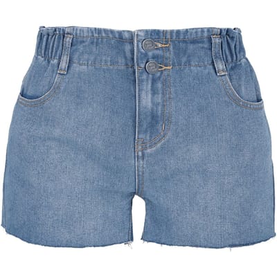 R.E.D. by EMP Shorts - Short met geplooide tailleband - 27 tot 31 - voor Vrouwen - blauw