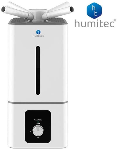 Humitec® Luchtbevochtiger 15L – 75 m2 - Voor Kweekruimte, Planten & Terrarium – Grote Capaciteit – Stil – Geschikt voor Growtent & Reptielen