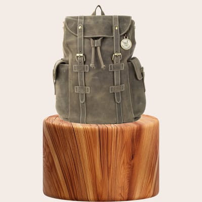 DE LAMASSU® Leren Laptop Rugzak 16 Inch – Vintage Backpack Echt Leer – Unisex Rugtas voor Werk, School, Reizen en Laptop