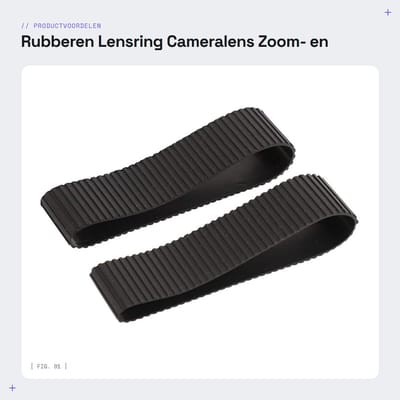 Dailygoods- Lensring Rubber - Cameralens Zoomring - Focusring - Geschikt voor EF 24-70 mm F2.8 II - Lichtgewicht - Duurzaam Materiaal - Cameraring
