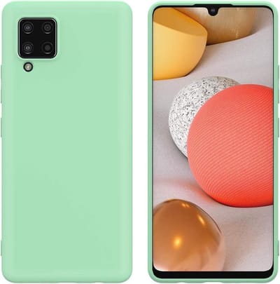 Hoesje Geschikt Voor Samsung Galaxy A42 hoesje - A42 5G hoesje Groen - Hoesje Geschikt Voor Samsung Galaxy A42 hoesje Nano Liquid siliconen Backcover- hoesje Hoesje Geschikt Voor Samsung Galaxy A42