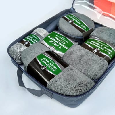 Auto Was Set - 9-delige autowas tool - microfiber - spons - Care Cleaning