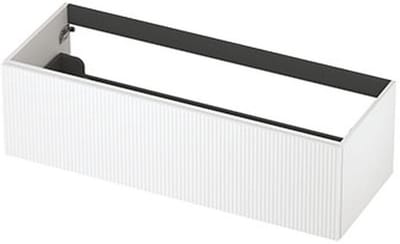 INK - Onderkast 1L Gelakt Gefreesd Tbv Greep - 1200x450x350 Mm - Mat Wit