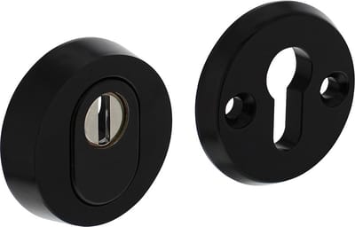 Veiligheidsrozet rond aluminium zwart | Per Set