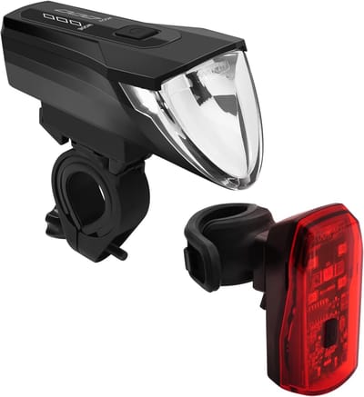 Oplaadbare Super Heldere LED Fietsverlichting Set met Automatische Sensor en Waterdicht Ontwerp voor Veilig Nachtrijden