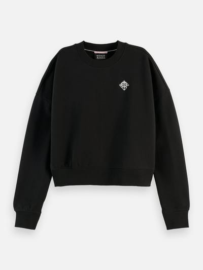 Scotch & Soda Core Embroidered Logo Sweatshirt