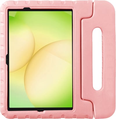 Hoes - Geschikt voor Samsung Galaxy Tab A11 Plus - Kinderhoes Shockproof Bumper - Kidsproof Case - Tablet Hoesje - Kinder Hoesje Cover - Zalm