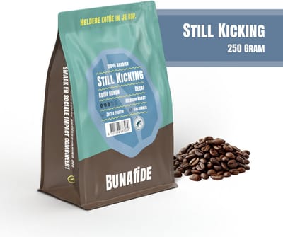 Bunafide - Still Kicking - Medium Roast - 100% Arabica - Decaf - Koffiebonen - 250 gram