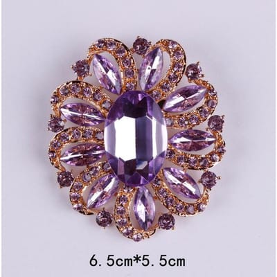Kristallen Sieraden Broche Strass Vaste Pin Acryl Atmosferische Persoonlijkheid Dames Jas Jas Corsage gray