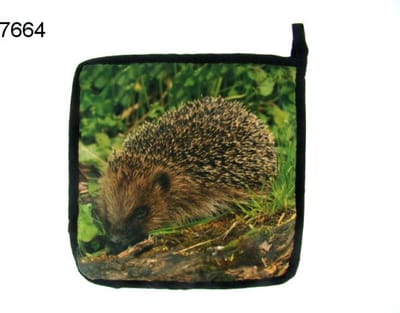 Geharo Pannenlap Egel – 20 x 20 cm – Katoen – Met Ophanglus