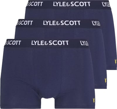 Lyle & Scott Basic Core Trunk Boxershorts Heren (3-pack) - Maat M