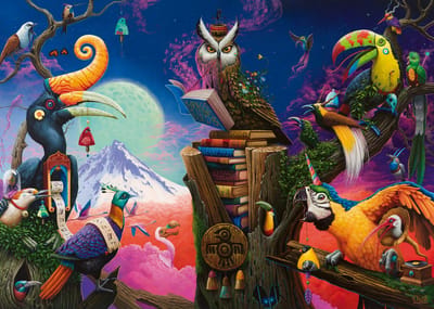 Ravensburger legpuzzel Songs of Extinct Birds 1000 stukjes fantasie.