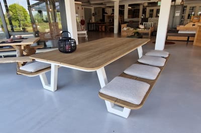 Rockwood® Picknicktafel Aluminium Livorno 2.20m